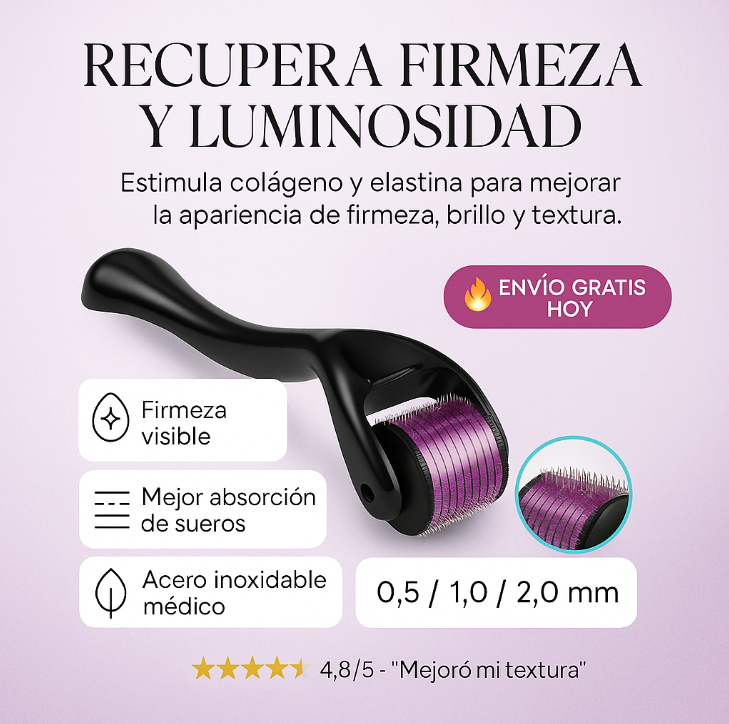 DermaRoller 540™ — Despierta la regeneración natural de tu piel.