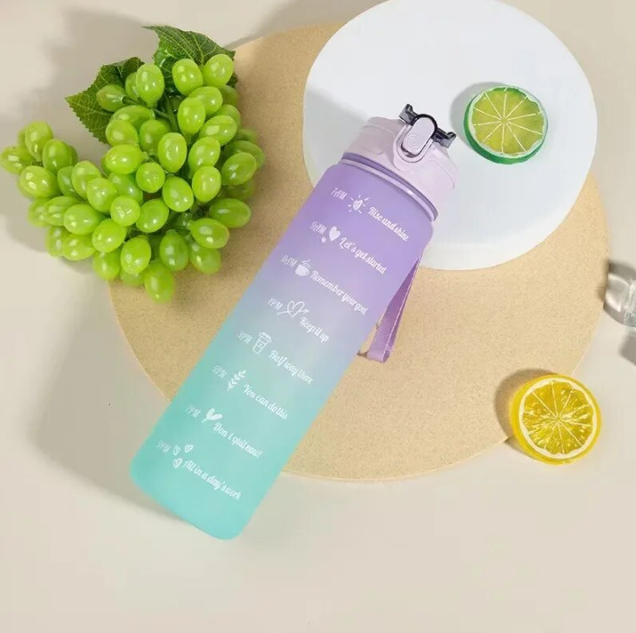 Botella Motivacional 1 L – Mantente hidratado y activo