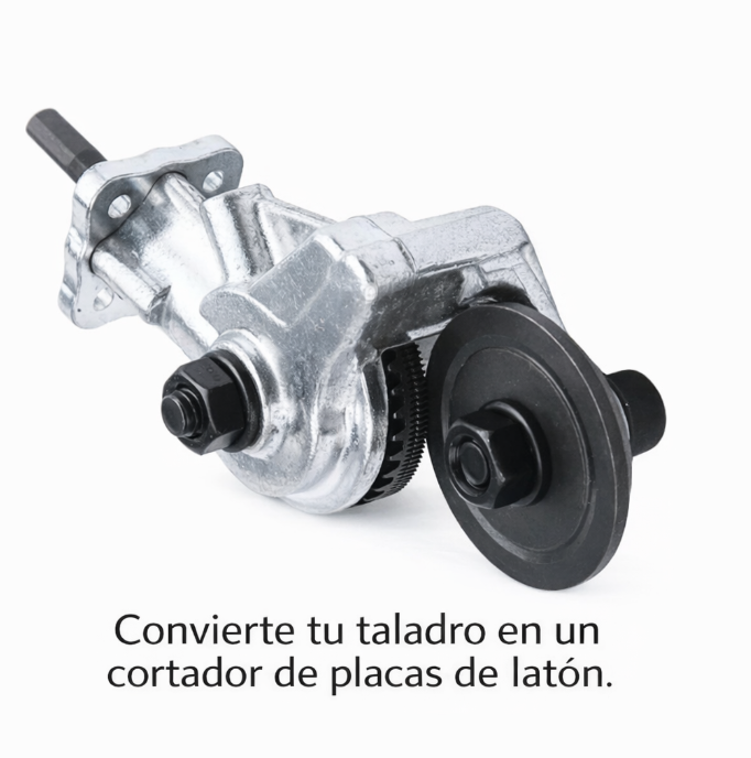 Adaptador Cortador de Placas de Latón para Taladro
