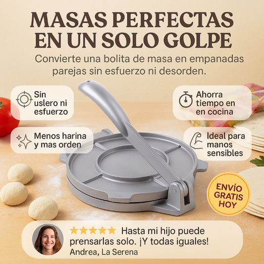 Prensa Amásica™ Forma masas perfectas