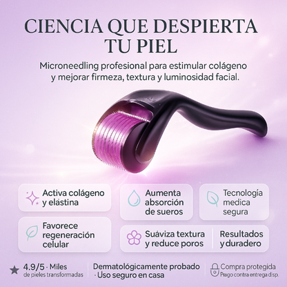DermaRoller 540™ — Despierta la regeneración natural de tu piel.