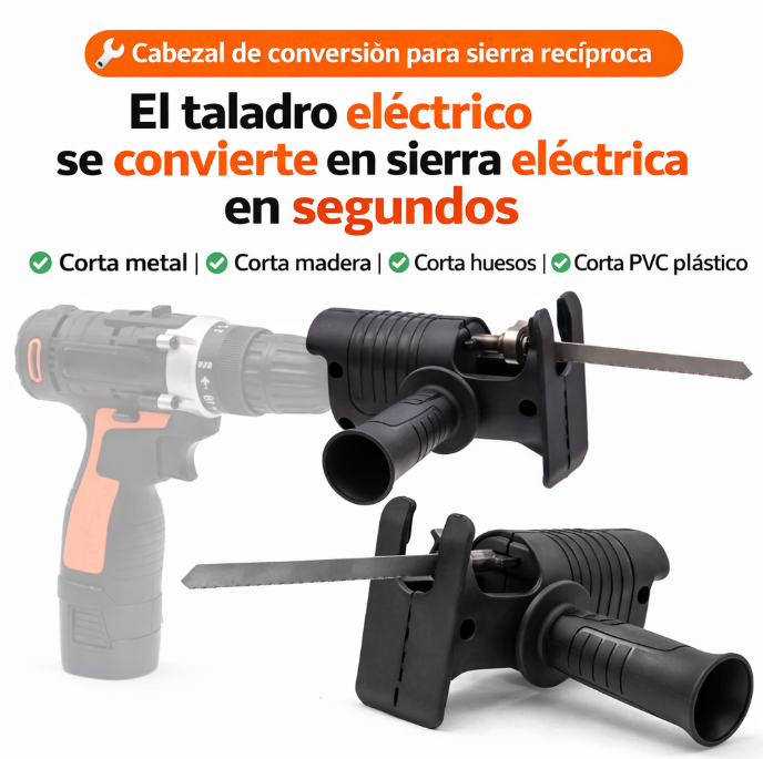 Adaptador Sierra Caladora para Taladro