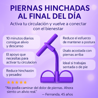 PedalBand™ alivia tus piernas hoy