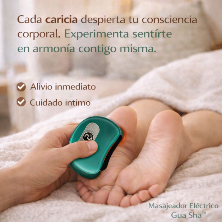 Masajeador Eléctrico Gua Sha™. El mini masajeador que te reconecta con tu cuerpo