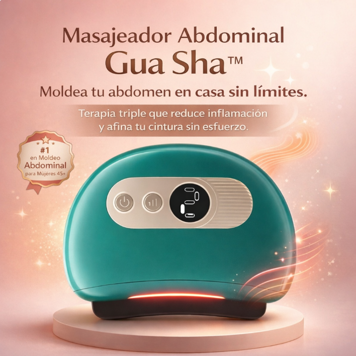 Masajeador Abdominal Gua Sha. Moldea tu abdomen en casa sin límites.