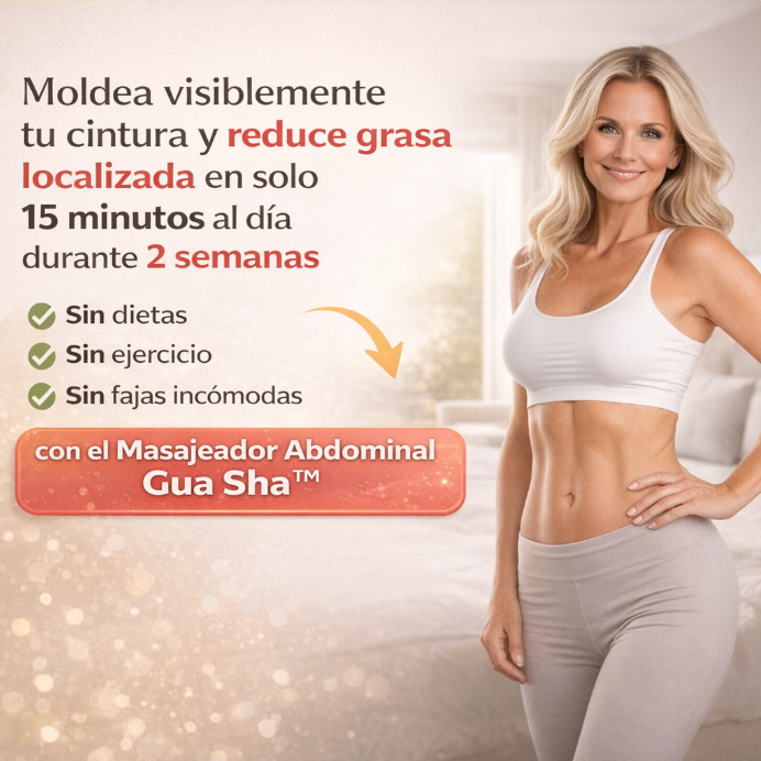 Masajeador Abdominal Gua Sha. Moldea tu abdomen en casa sin límites.