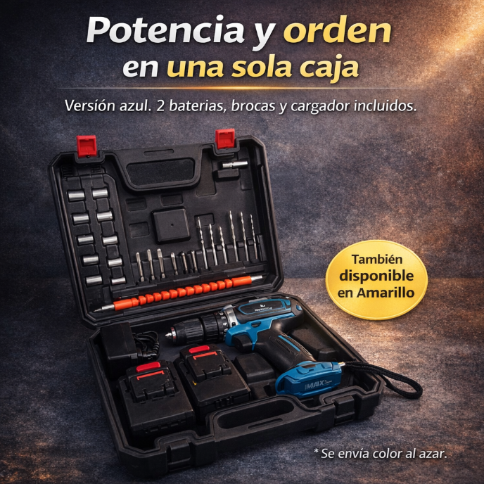 Taladro PRO 2X48V — Compacto, potente, inalámbrico