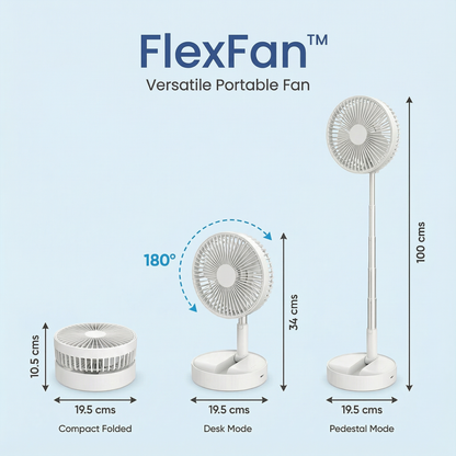 FlexFan™  el ventilador que se adapta a tu rutina